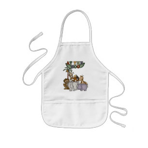 Animals at the Zoo Tshirts and Gifts Kids Apron