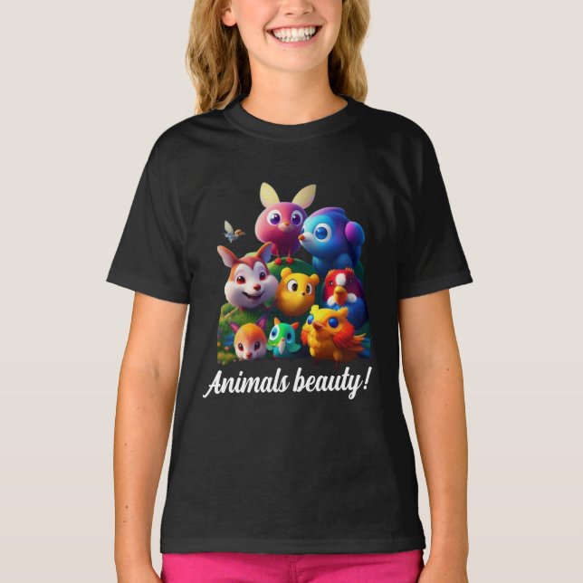 Animals beauty T-Shirt (Front)
