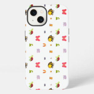 Animals, bees, elephants iPhone 13 case