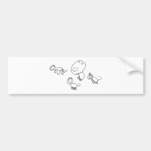 Animals Bumper Sticker
