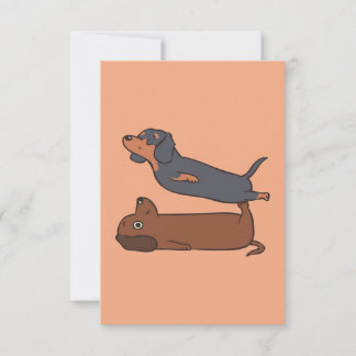 Animals Canvas|Dog mum| Dog Mum gift RSVP Card