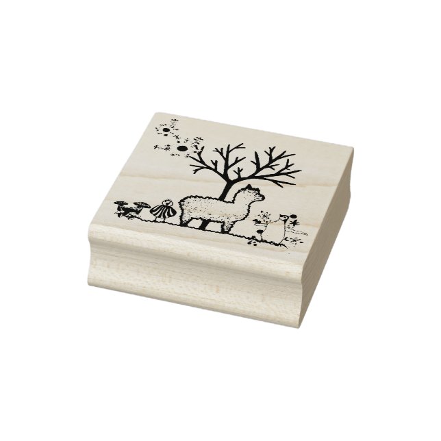 Animals cardmaking rubber stamp (Stamp)