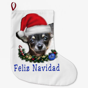 Animals Christmas Large Christmas Stocking