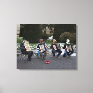 Animal's Concert Canvas Print