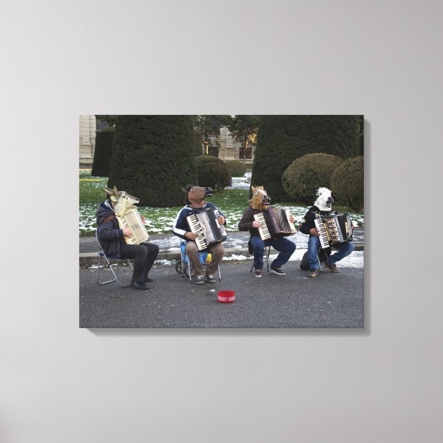 Animal's Concert Canvas Print (Front)