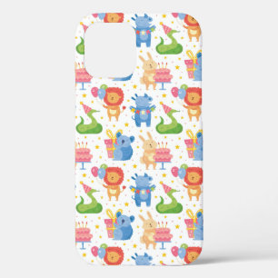 Animals Congratulate on Kids Birthday iPhone 12 Case