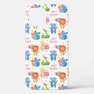 Animals Congratulate on Kids Birthday iPhone 12 Case