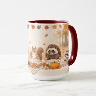 Animals' Forest Party in Autumn  Mug