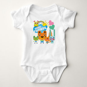 Animals Good Friends Baby Bodysuit