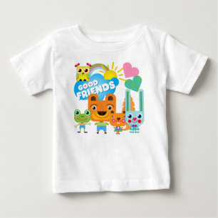 Animals Good Friends Baby T-Shirt
