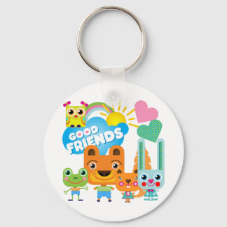 Animals Good Friends Key Ring