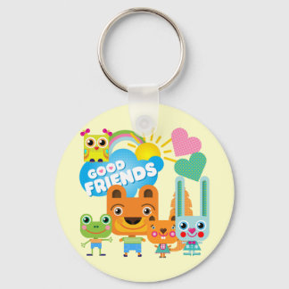 Animals Good Friends Key Ring