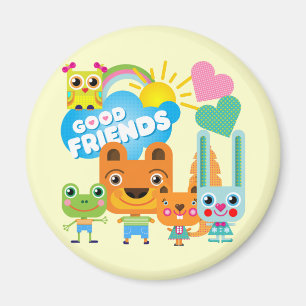 Animals Good Friends Magnet
