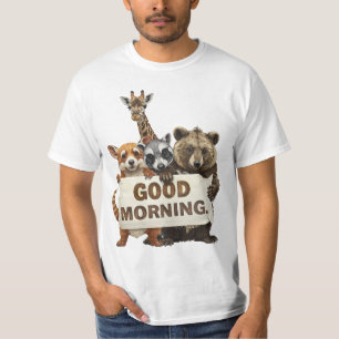 Animals, Good Morning, T-Shirt