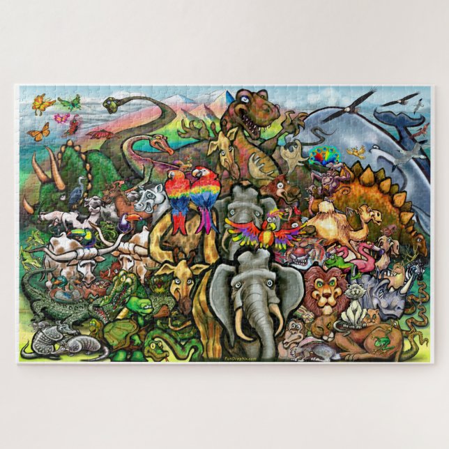 Animals Great and Small Jigsaw Puzzle (Horizontal)