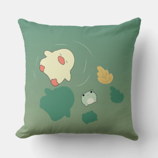 Animals in autumn cushion