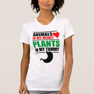 Animals in My Heart, Plants in My Tummy T-Shirt