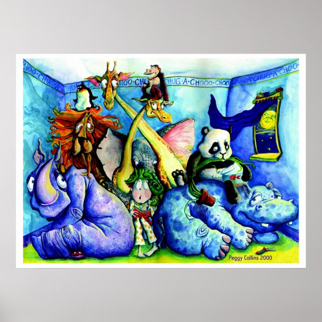 animals in the bedroom poster (Front)