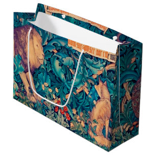 Animals in The Forest, William Morris Large Gift B Large Gift Bag