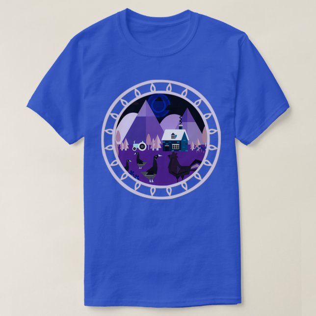 Animals In The Village 1441528 T-Shirt (Design Front)