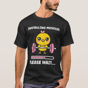 Animals Installing Muscles Fitness Bodybuilding Ch T-Shirt