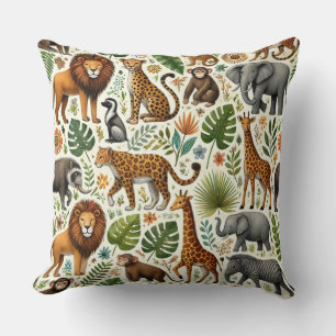 Animal's Jungle Cushion