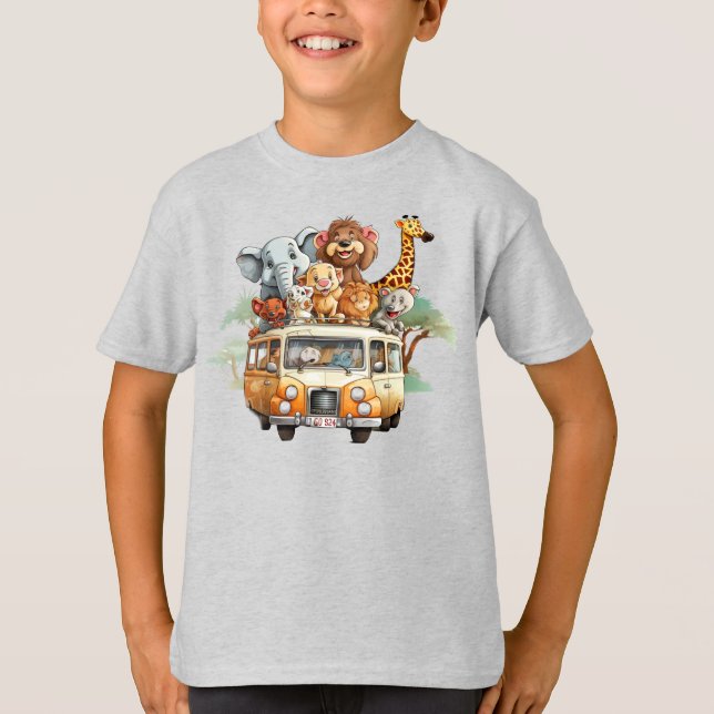 Animals Kids' Basic  T-Shirt (Front)