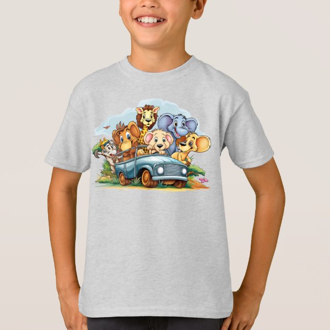 Animals Kids' Basic  T-Shirt (Front)