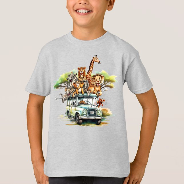 Animals Kids' Basic  T-Shirt (Front)