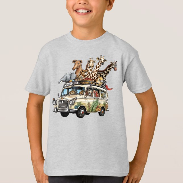 Animals Kids' Basic  T-Shirt (Front)