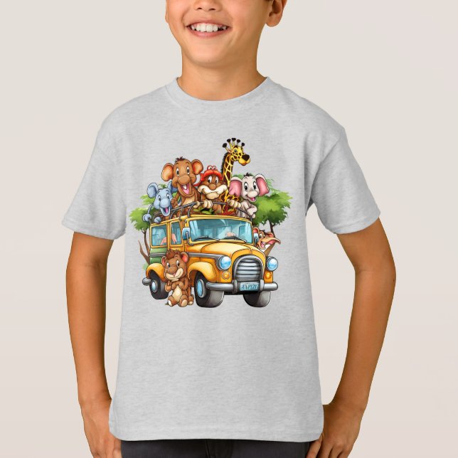 Animals Kids' Basic  T-Shirt (Front)