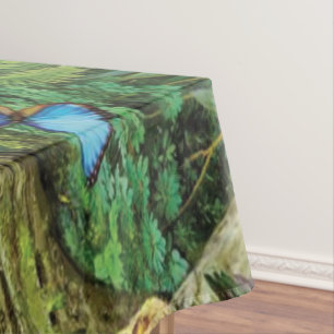 Animals living together throw pillow tablecloth
