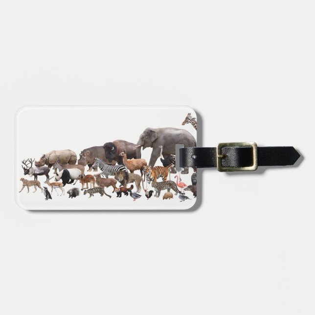 Animals Luggage Tag (Front Horizontal)
