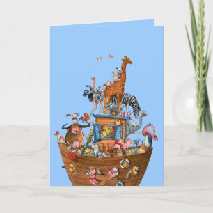 Animals Noah's Ark - Greeting Card