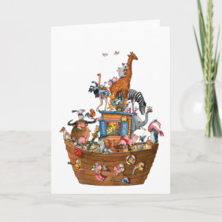 Animals Noah's Ark - Greeting Card