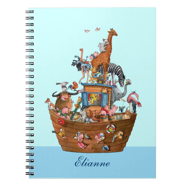 Animals Noah's Ark -  Notebook (Front)