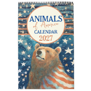 Animals of America 2026 Calendar