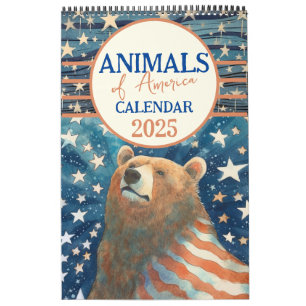 Animals of America 2026  Calendar