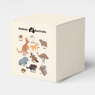 Animals of Australia Aussie Wildlife Favour Box