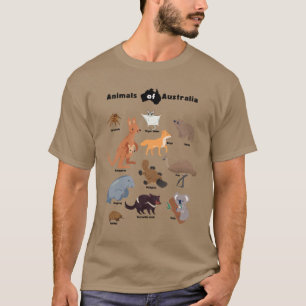 Animals of Australia Aussie Wildlife T-Shirt