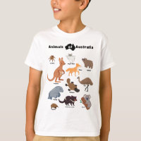 Animals of Australia Aussie Wildlife T-Shirt
