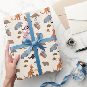 Animals of Australia Aussie Wildlife Wrapping Paper