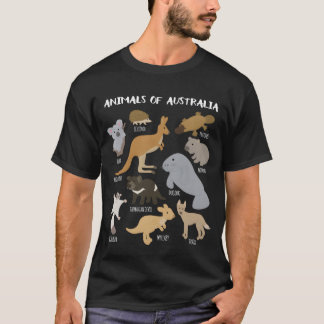 Animals of Australia Australian Animal Lover boy T-Shirt