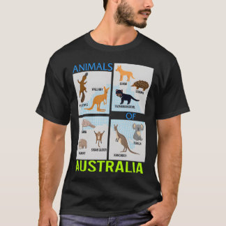 Animals Of Australia Australian Animals retro T-Shirt