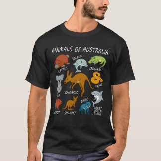 Animals Of Australia retro T-Shirt