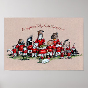 Animals of Big Rock: The Tanglewood College Rugby  Poster