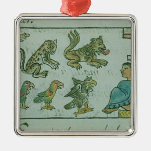 Animals of the Aztec Emperor Metal Tree Decoration