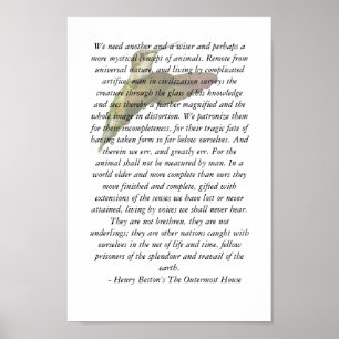 Animals of The Outermost House Poster