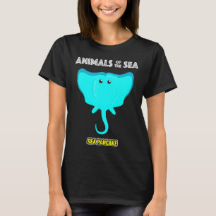 Animals Of The Sea Ocean Humour Meme Cute Manta R T-Shirt