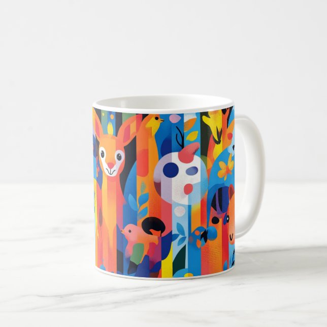 Animals of the World Coffee Mug (Front Right)